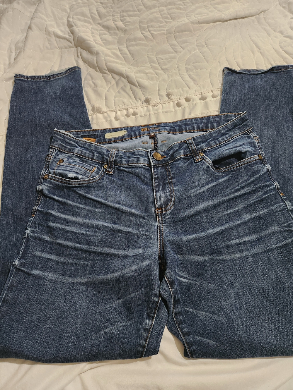Kut from the Kloth Diana Skinny Medium Blue Jeans